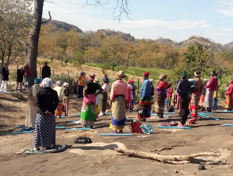 WFP Zambuko Masvingo Ward 6 social distancing Sept 2020 workshop